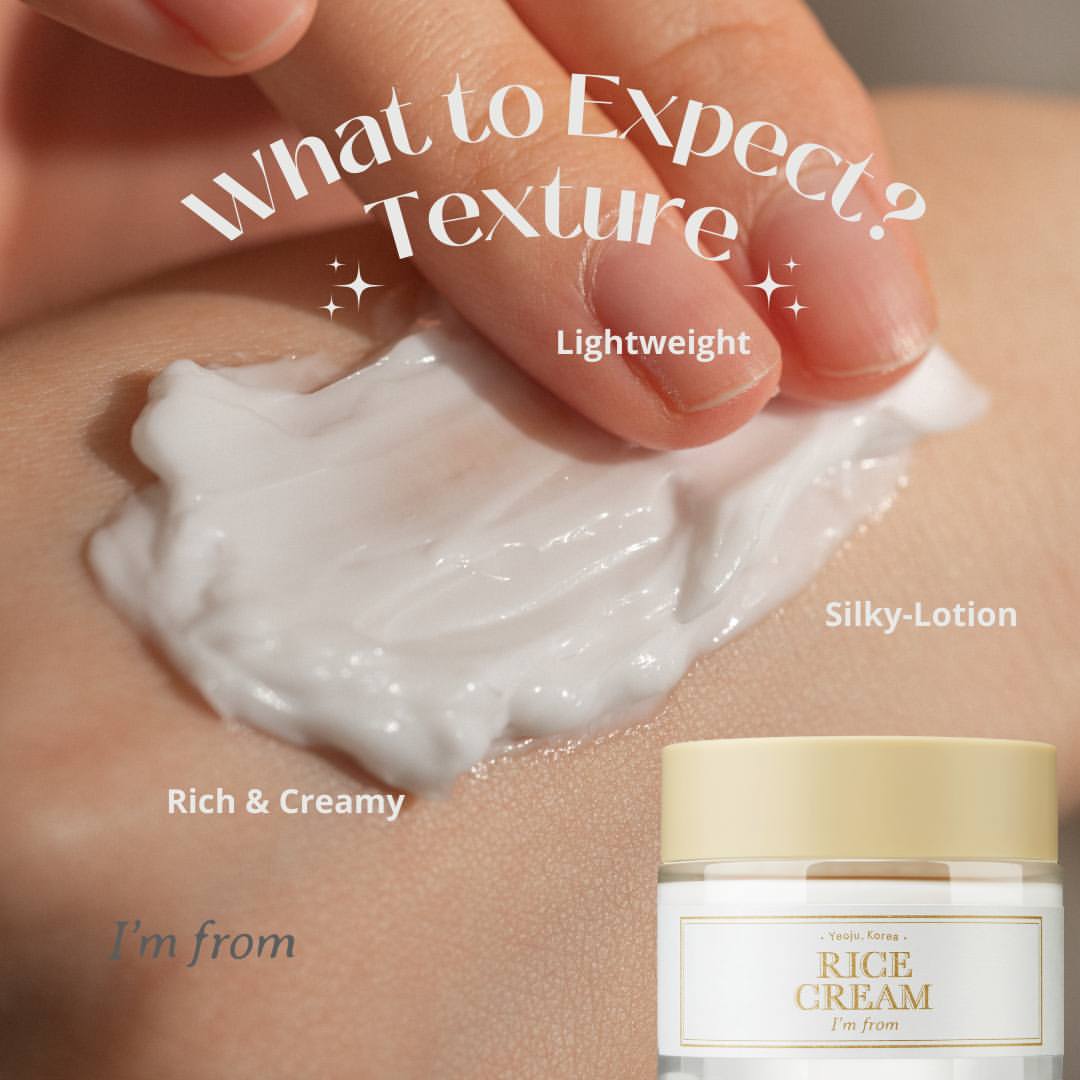 Rice Cream texture demonstration post, cream tone